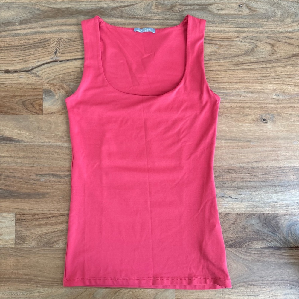 Zara Vibrant Coral Tank Top